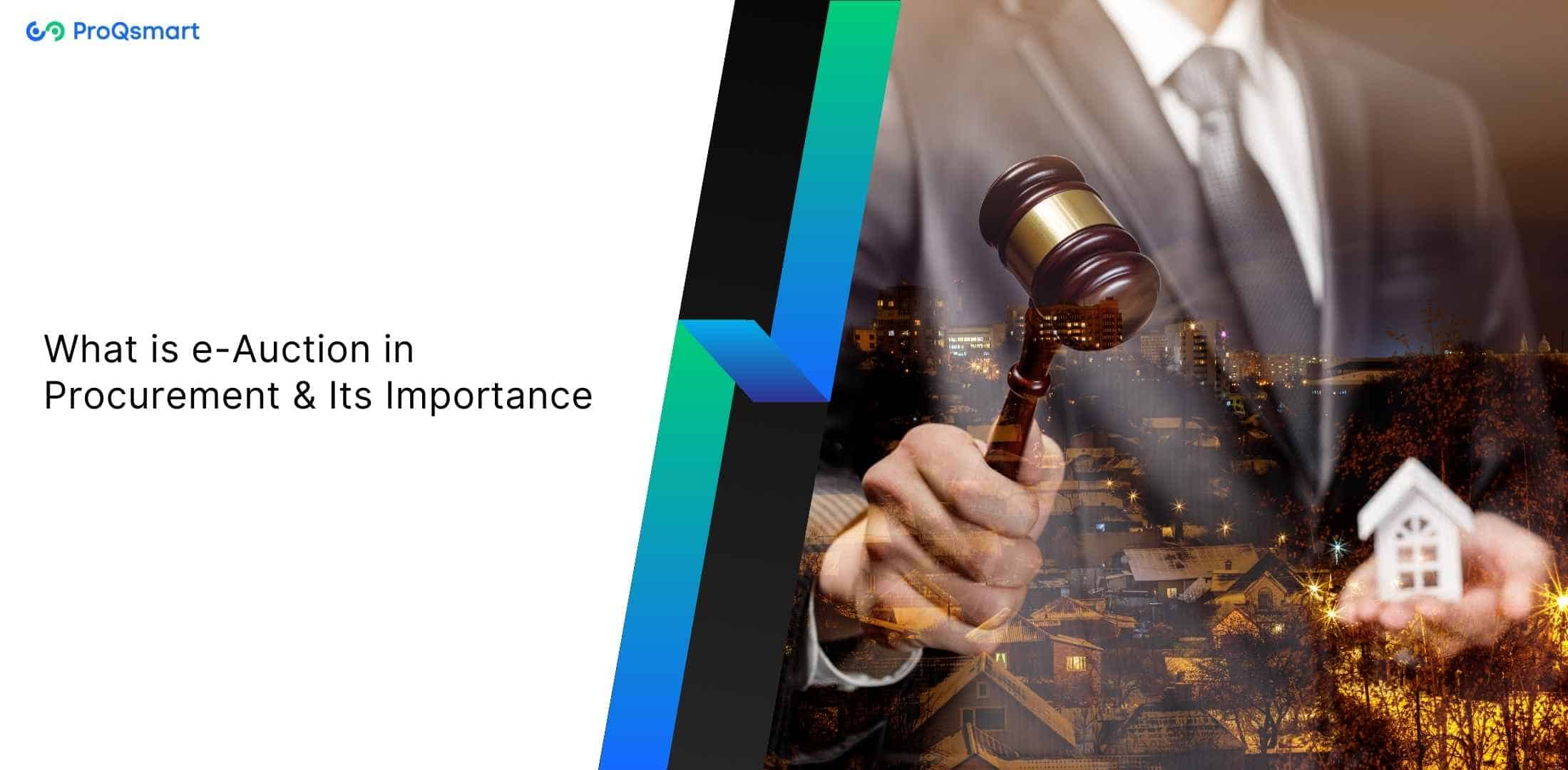 what is e-auction in procurement and its importance