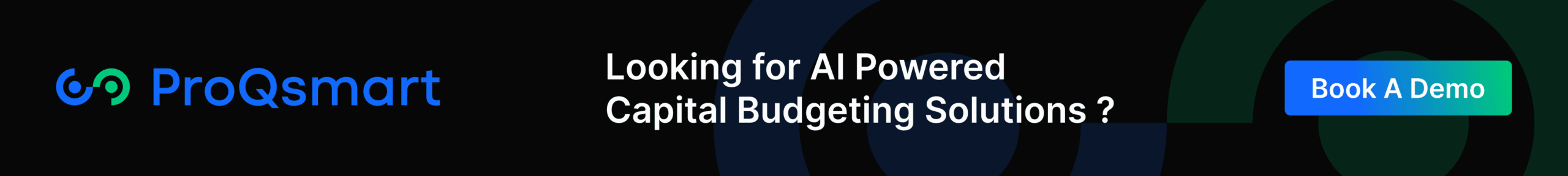 capital budgeting solutions by proqsmart