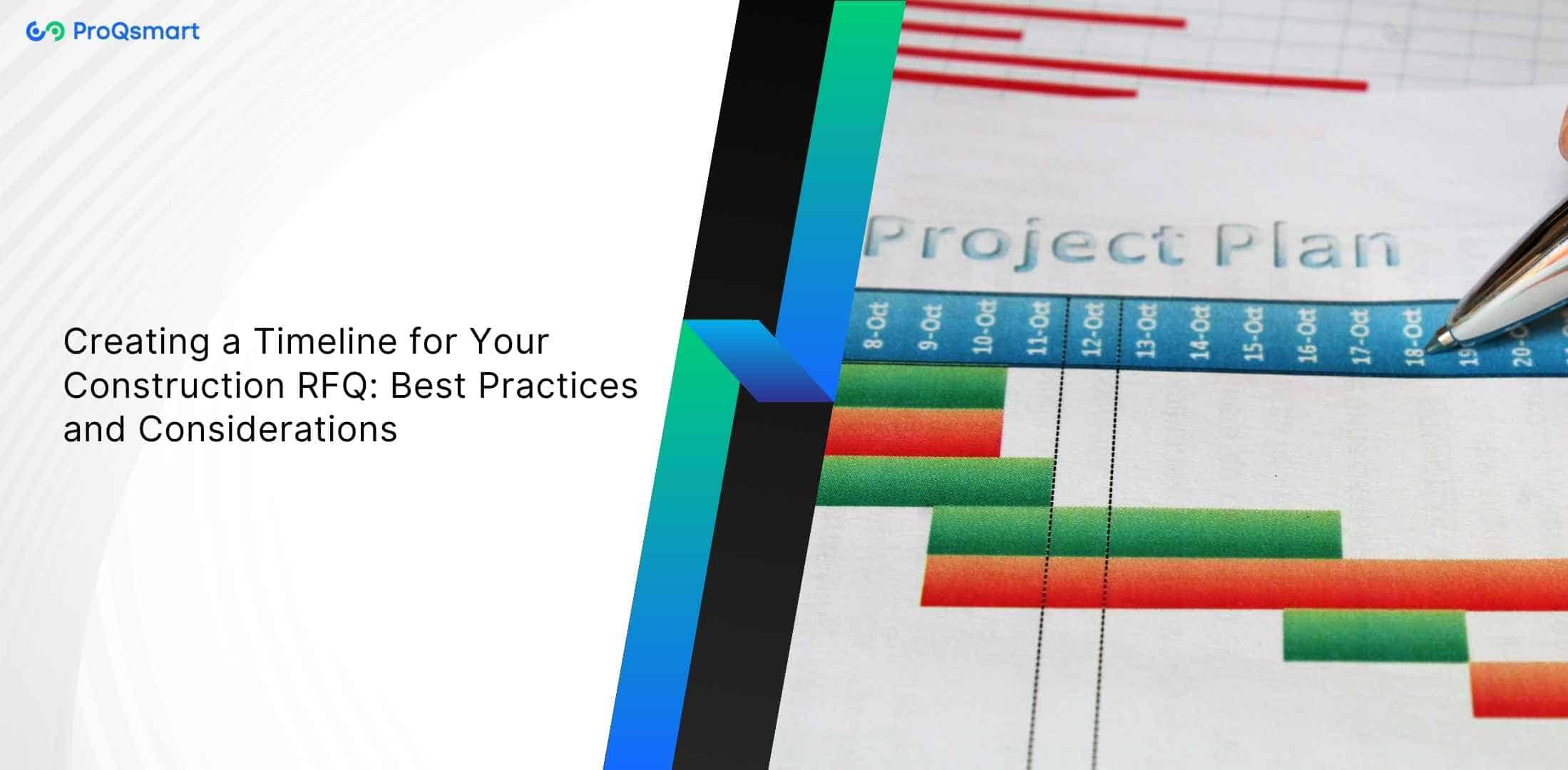 creating a timeline for construction rfq
