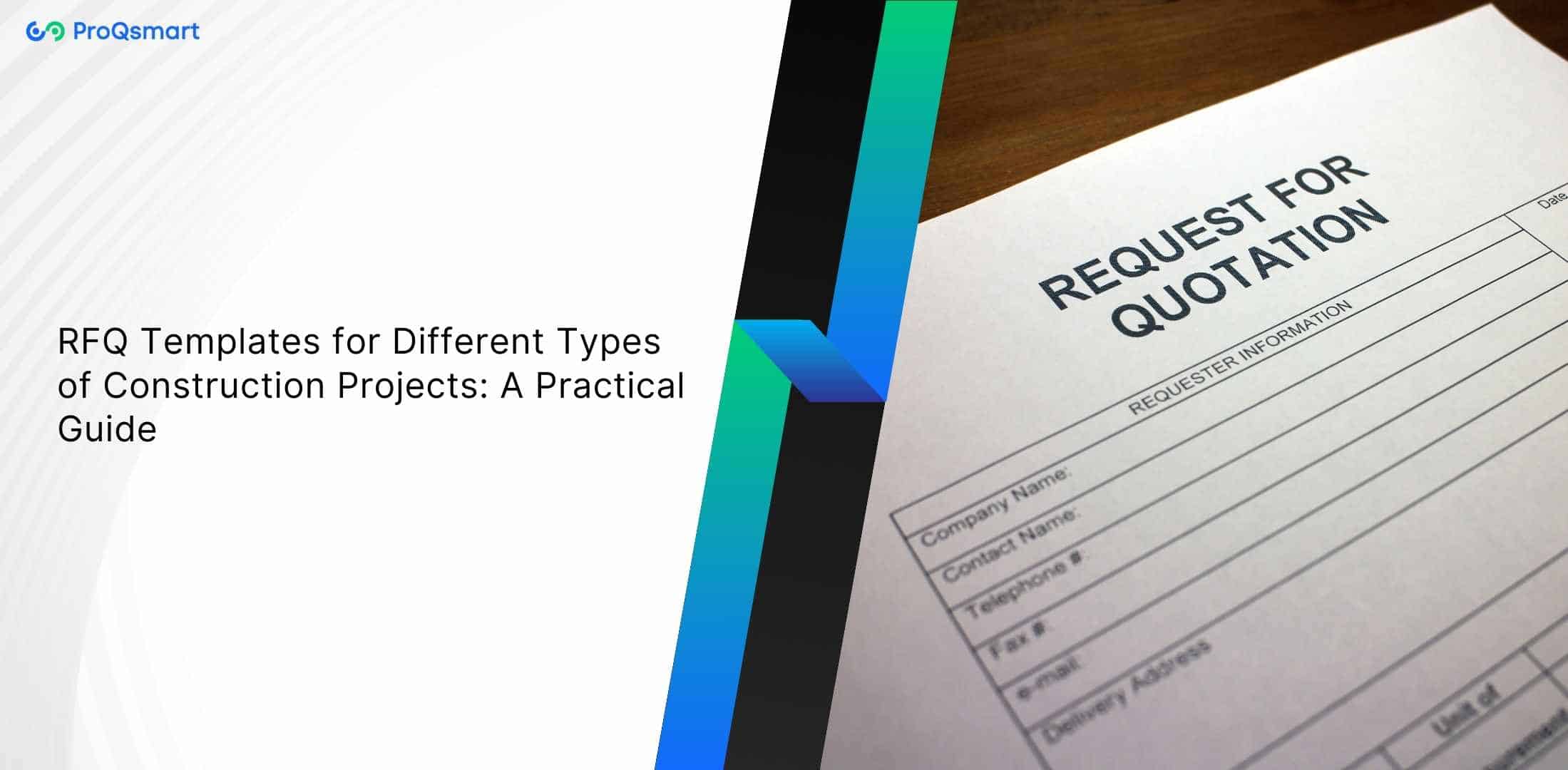 RFQ Templates for Different Types of Construction Projects: A Practical Guide