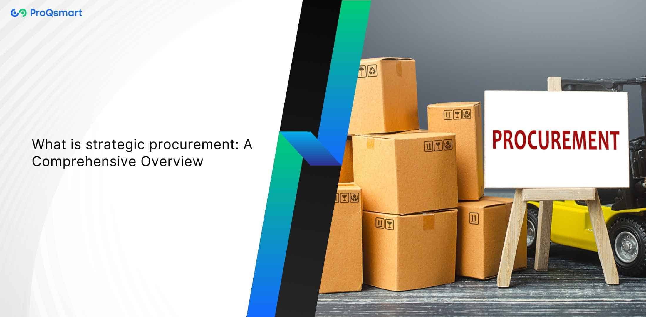 an overview of strategic procurement