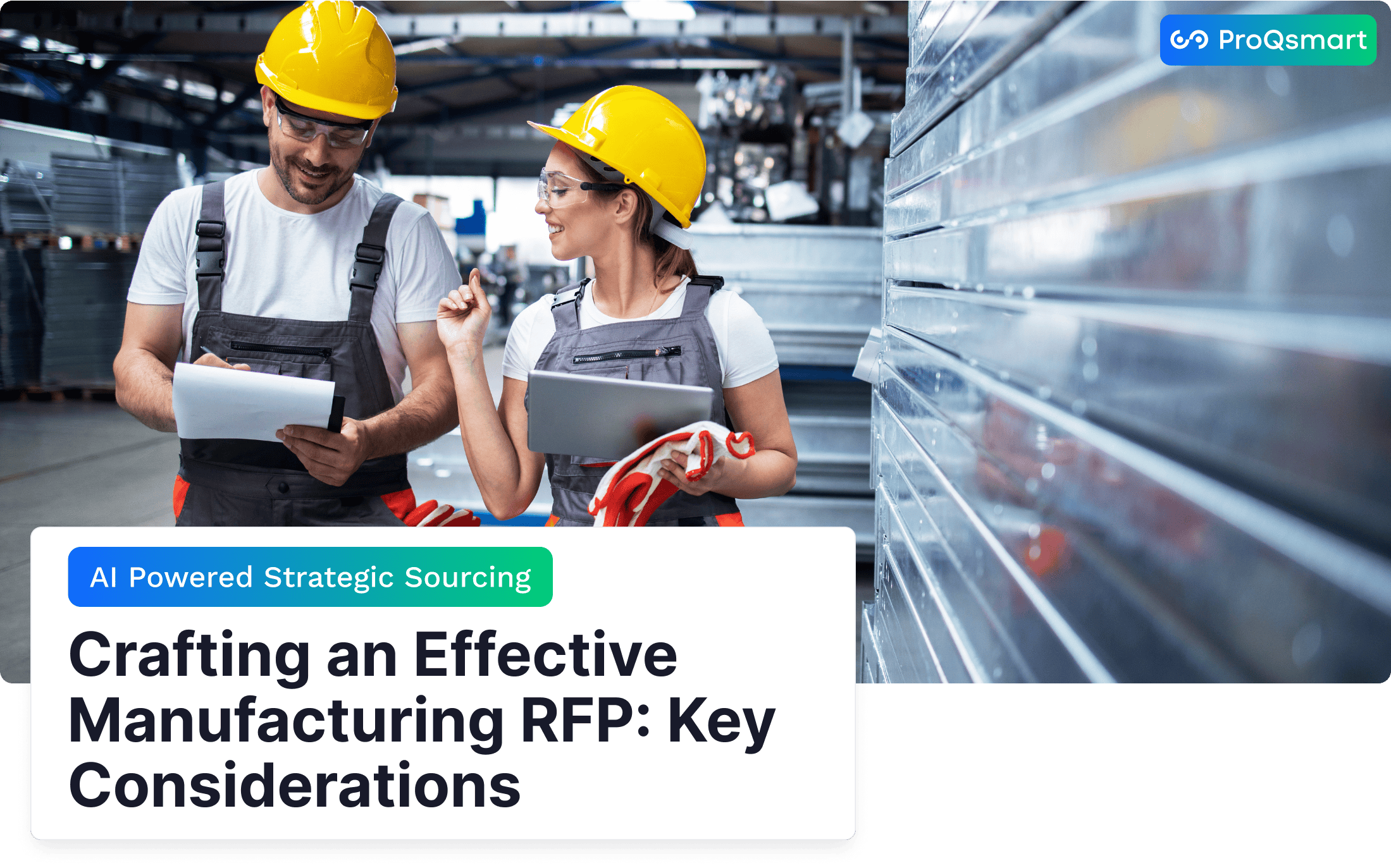 crafting an effective manufacturing rfp